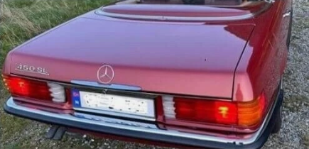 Chrome Bumper Trim Set - Rear Only - R107 SL