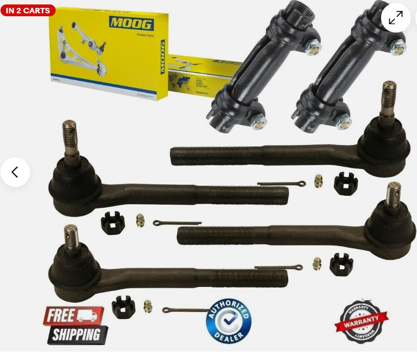 Tie Rod End Set - Inner & Outer - C/K 1500