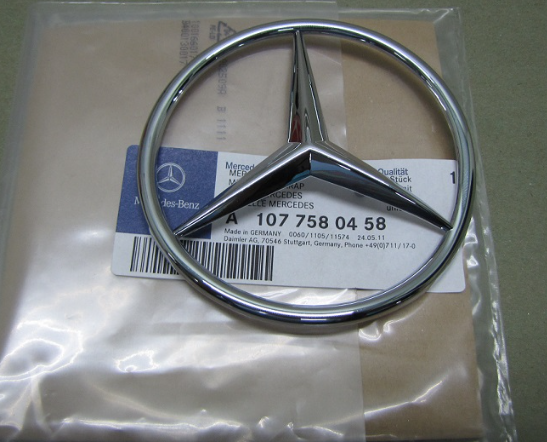 Trunk Star Badge - SLC - Mercedes-Benz R107 SL - 107-758-00-58