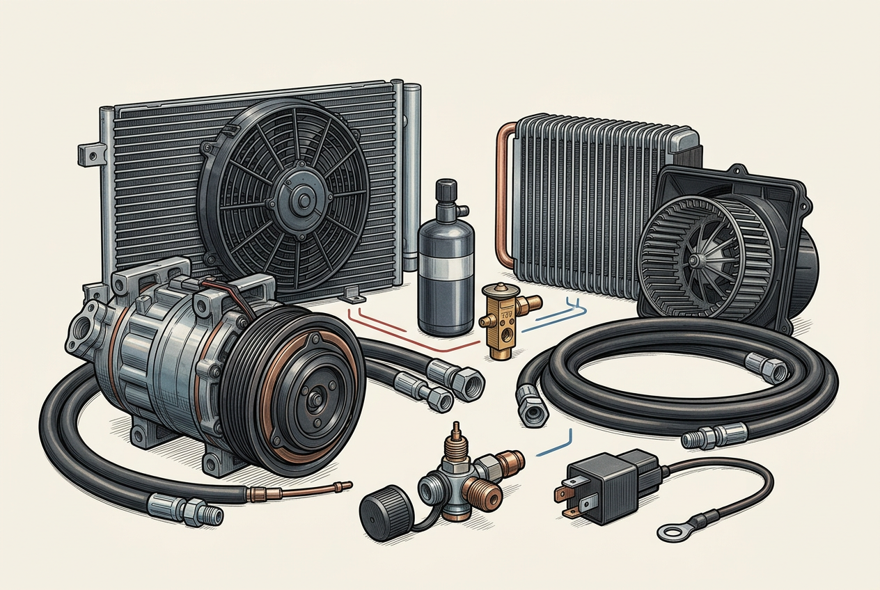 How Classic-Car Air Conditioning Works | OBScureParts