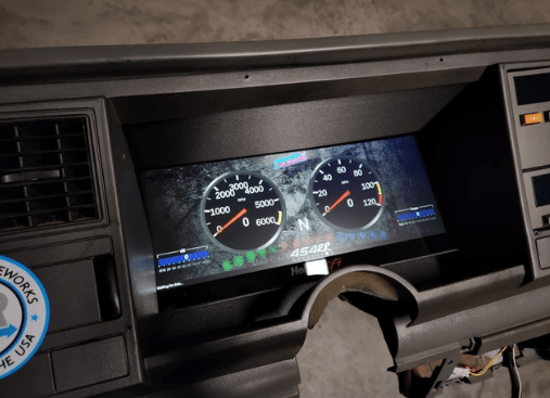 88-94 OBS Chevy/GMC Truck Digital Dash Bezel – Holley 12.3" Dash+ | Reversion Raceworks - OBScureParts