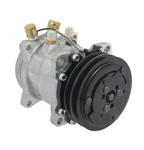 AC5104N Sanden AC compressor 2 groove v belt clutch pulley for Land Rover V8 Defender 1984-2000