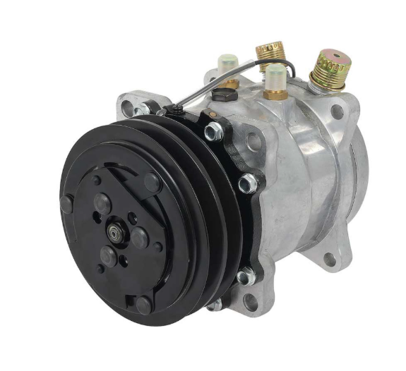 AC5104N Sanden AC compressor 2 groove v belt clutch pulley for Land Rover V8 Defender 1984-2000