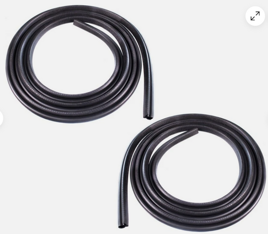 Front Door Seals, Silicone, Pair - Two-Door Blazer/Tahoe/Yukon - 20-ft - GMT400