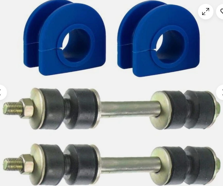 Front Sway Bar Link and Bushing Kit For 1988-1999 GMC C1500 1998 1994 PB662FV GMT400 Blazer Yukon Tahoe