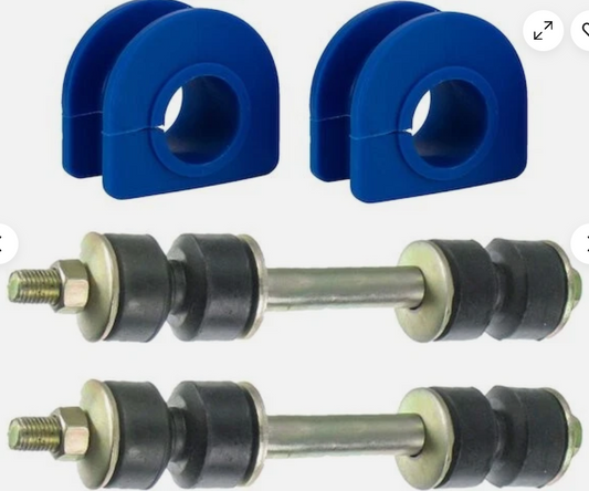 Front Sway Bar Link and Bushing Kit For 1988-1999 GMC C1500 1998 1994 PB662FV GMT400 Blazer Yukon Tahoe
