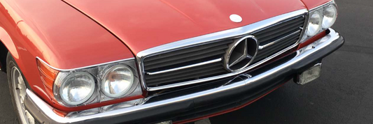 Headlight Assembly Set, H4 Conversion - Mercedes-Benz R107 SL