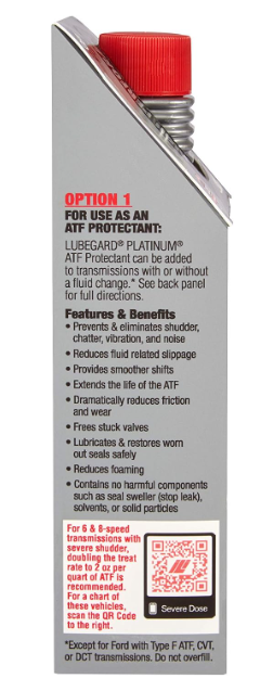 Lubegard Automatic Transmission Fluid Protector 2-in-1