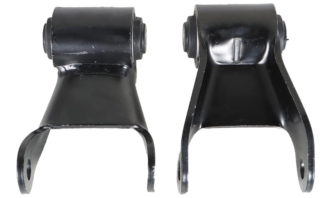 WLFNHB Pair Rear Leaf Spring Shackle Repair Kit 2Pc w/Bushing Replacement for Chevrolet Replacement for GMC Models GMT400 Chevy Blazer Yukon Tahoe 1988-1998 GM C1500 K1500