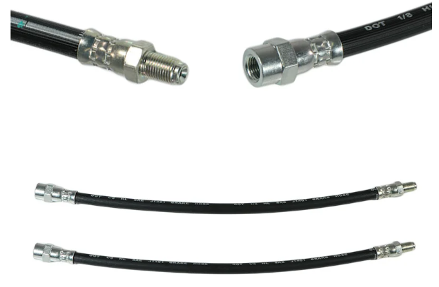 Brake Hose Set - Front - R107 SL