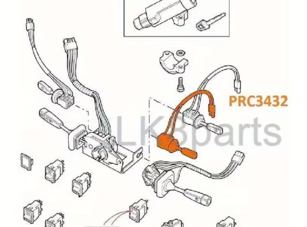 Rear Fog Lamp Switch - Defender
