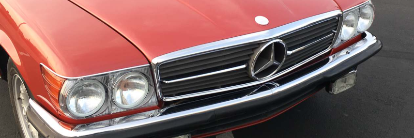 Headlight Assembly Set, H4 Conversion - R107 SL