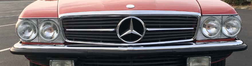 Headlight Assembly Set, H4 Conversion - R107 SL