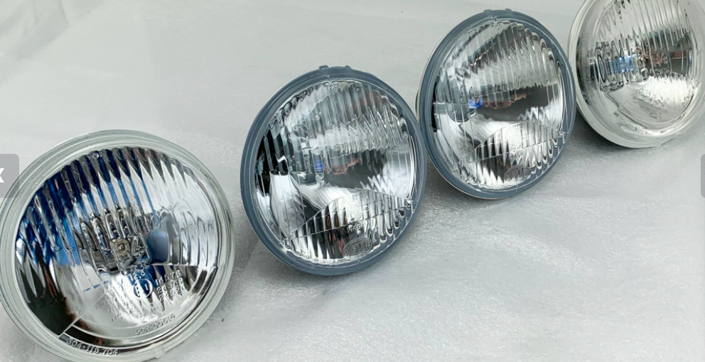 Headlight Assembly Set, H4 Conversion - R107 SL