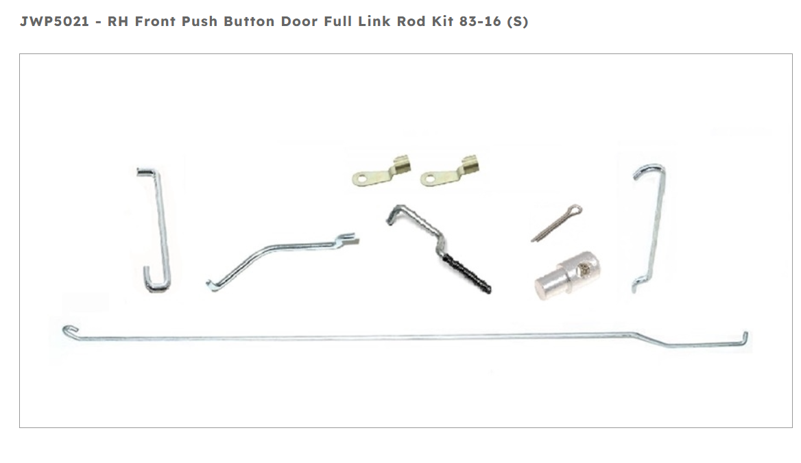 Exterior Door Handle - Front - Land Rover Defender - JWP5021