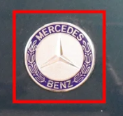 Hood Emblem - Mercedes-Benz R107 SL - 901-817-03-16