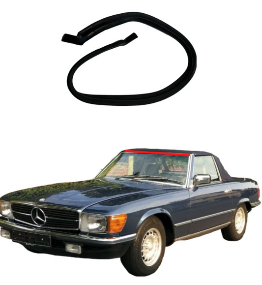 Windshield Frame Seal - Soft Top and Hardtop - Mercedes-Benz R107 SL - 107-779-00-22