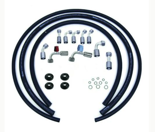 AC Hose Set, R134a Barrier Hose — Mercedes-Benz R107 SL - OBScureParts