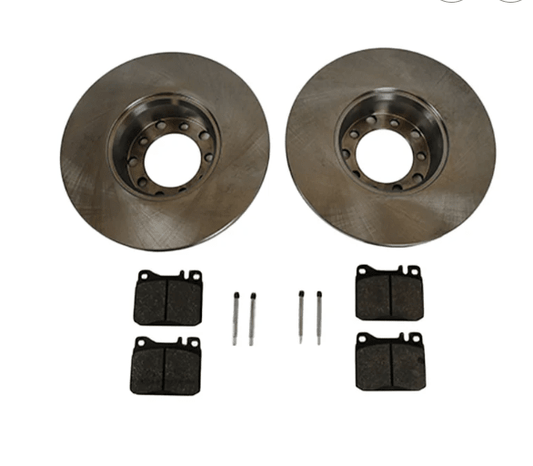 Brake Disc & Pad Kit - Front, Early - R107 SL - Obscure Parts
