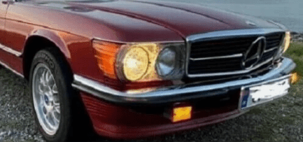 Chrome Bumper Trim Set - Front Only - R107 SL - Obscure Parts