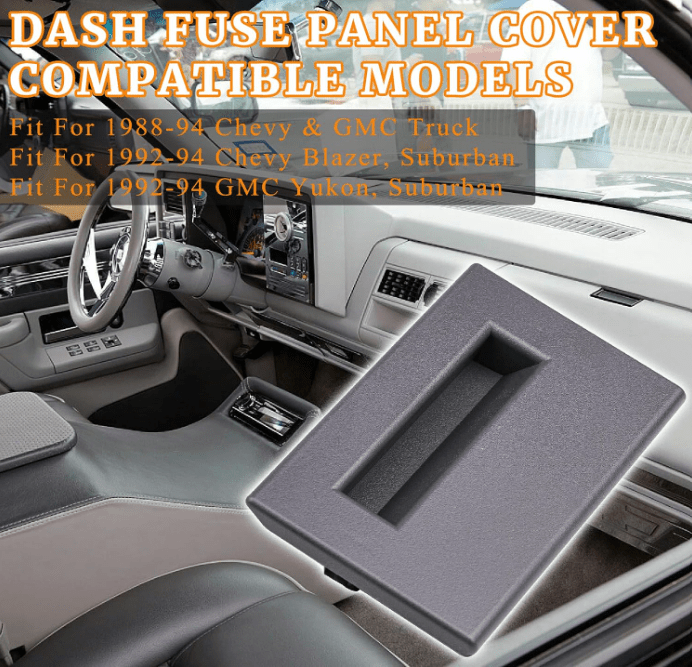 Dash Fuse Panel Cover - Chevrolet/GMC C1500 - XDDPRO - GMT400 - Obscure Parts
