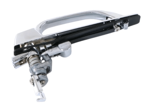 Exterior Door Handle Set, Chrome, Pair - Mercedes-Benz R107 SL - AP-Aussentuergriffe - Obscure Parts