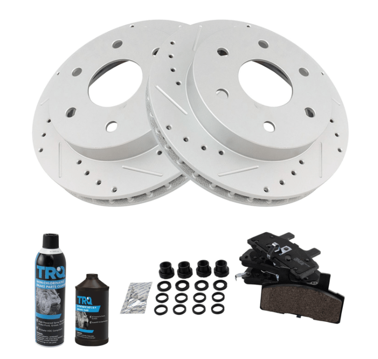 Front Brake Rotors - Pair, 6-Lug - Chevrolet/GMC K1500 - BKA16953 - Obscure Parts