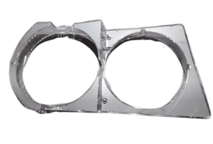 Headlamp Bezel, USA, Pair - Mercedes-Benz R107 SL - 107-826-03-89 - Obscure Parts