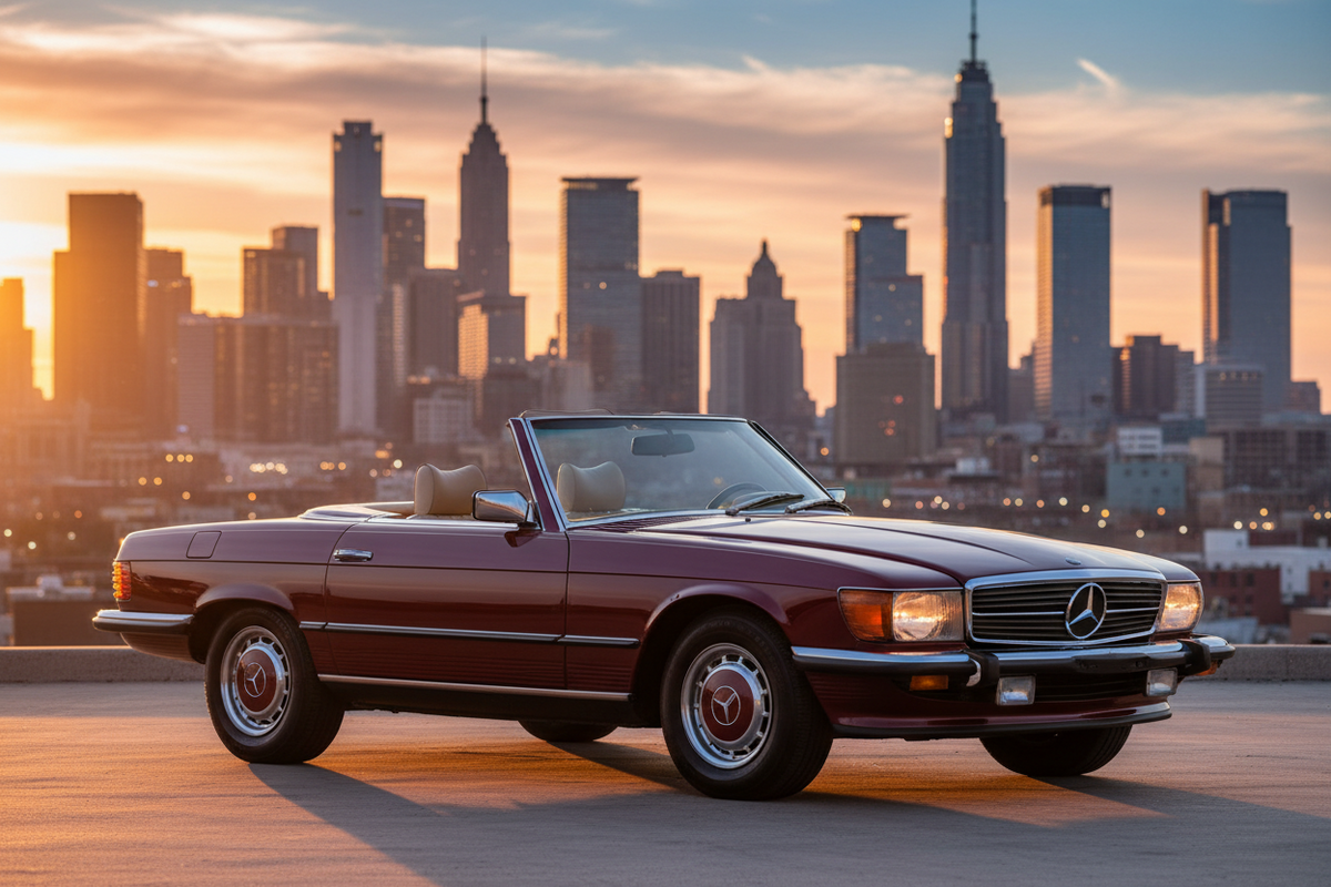Obscure parts Mercedes SL R104 