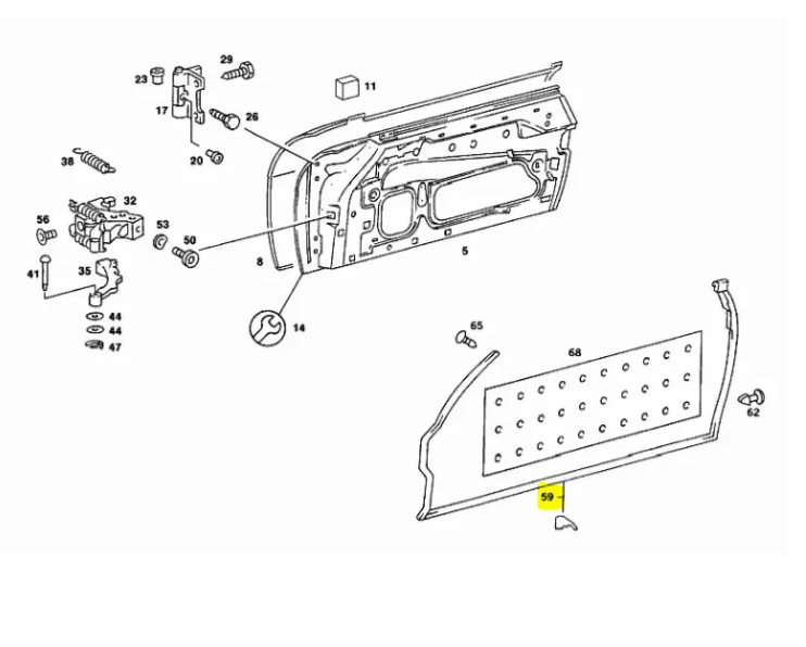 Soft Top Window Seals - Mercedes-Benz R107 SL - 107-720-09-78 - Obscure Parts