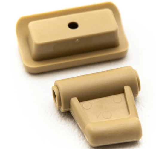 Sun Visor Clip, Premium, Beige - Mercedes-Benz R107 SL - Obscure Parts