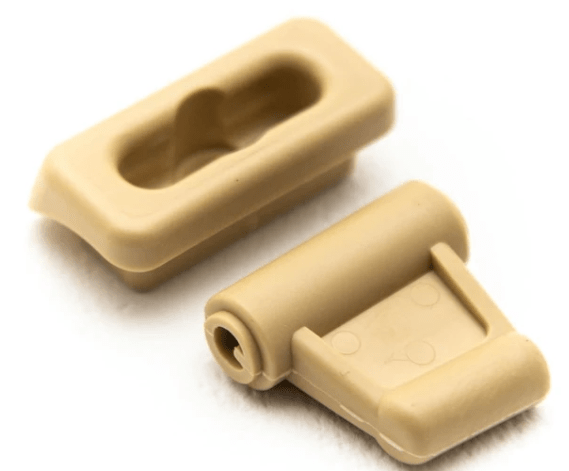Sun Visor Clip, Premium, Beige - Mercedes-Benz R107 SL - Obscure Parts
